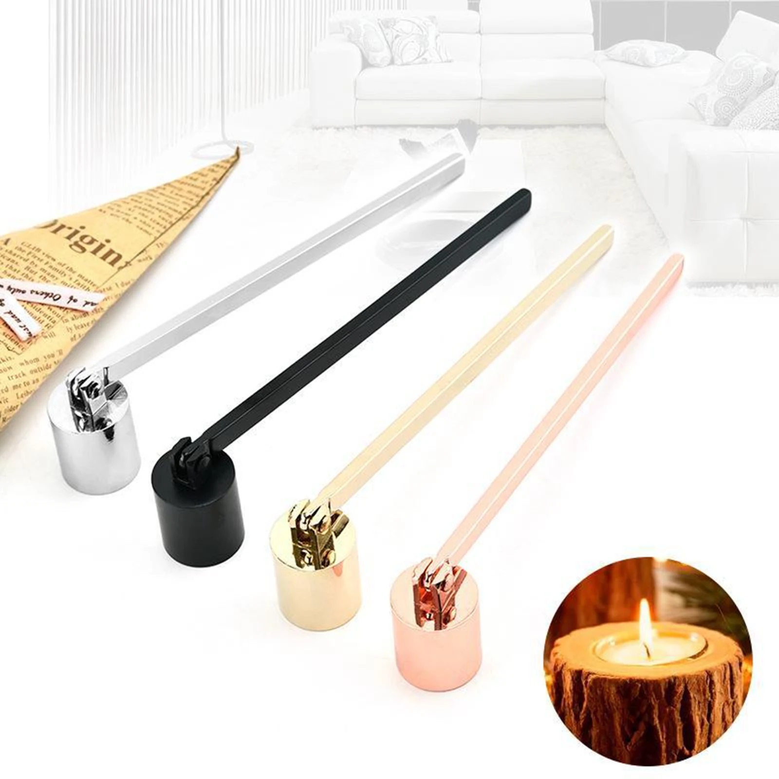 19.3cm Candle Fire Extinguisher Candle Snuff Bottle Bell Cover Candle Tool 19.3cm Candle Fire Extinguisher Candle Snuff Bottle Bell Cover Candle Tool