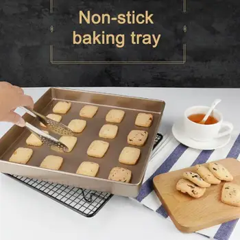 Rectangular Baking Pan Non-stick Pan Cake Pan Oven Roasted Baking Pan DIY Multi-purpose Pizza Baking Tray Cookie Sheet
Rectangular Baking Pan Non-stick Pan Cake Pan Oven Roasted Baking Pan DIY Multi-purpose Pizza Baking Tray Cookie Sheet