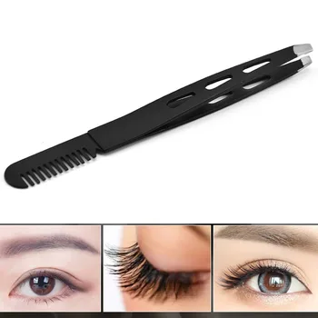 1PC Multifunctional Eyebrow Tweezer Hair Beauty Slanted Puller 2 in 1 Stainless Steel Eyebrow Clips Brush Combs Eyebrow Tool
1PC Multifunctional Eyebrow Tweezer Hair Beauty Slanted Puller 2 in 1 Stainless Steel Eyebrow Clips Brush Combs Eyebrow Tool
