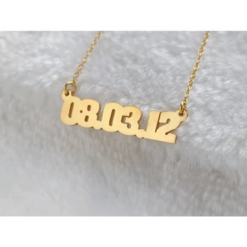 Women Men Custom Number Necklace Personalized Date of Birth Wedding Anniversary Day Zip Code Pendant Necklaces Name Jewelry BFF
Women Men Custom Number Necklace Personalized Date of Birth Wedding Anniversary Day Zip Code Pendant Necklaces Name Jewelry BFF