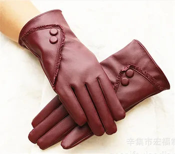 2019 Women Luxury Winter Warm Gloves Mittens Elegant Lady Winter Gloves Solid PU Leather Gloves Women NEW 
2019 Women Luxury Winter Warm Gloves Mittens Elegant Lady Winter Gloves Solid PU Leather Gloves Women NEW