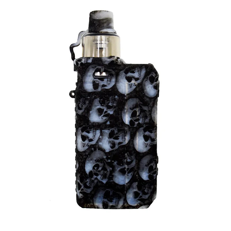Текстурный чехол с черепом для Voopoo Drag Max 177w pod kit силиконовая защитная резиновая