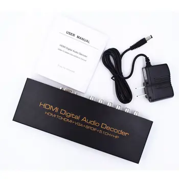 1080P HDMI TO HDMI VGA SPDIF 5.1CH RCA Digital Multi-channel Audio Decoders HDMI Digital Audio Decoder HDMI+VGA+Spdif
1080P HDMI TO HDMI VGA SPDIF 5.1CH RCA Digital Multi-channel Audio Decoders HDMI Digital Audio Decoder HDMI+VGA+Spdif