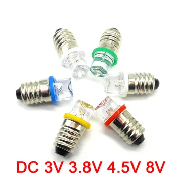 Saucer Shape Head E10 Screw Diode LED Light Bead Indicator Lamp DC 3V 3.8V 4.5V 8V Student Experimental Small Light Bulb
Saucer Shape Head E10 Screw Diode LED Light Bead Indicator Lamp DC 3V 3.8V 4.5V 8V Student Experimental Small Light Bulb