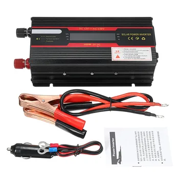 Car Inverter 12V 220V 4000W Peak Power Voltage Convertor Transformer DC 12V AC 220V Solar Inverter + LCD Display
Car Inverter 12V 220V 4000W Peak Power Voltage Convertor Transformer DC 12V AC 220V Solar Inverter + LCD Display