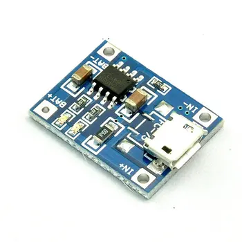 5V 1A TP4056 Lithium Battery Charger Module Charging Board With Protection Dual Functions 1A Li-ion TC4056
5V 1A TP4056 Lithium Battery Charger Module Charging Board With Protection Dual Functions 1A Li-ion TC4056