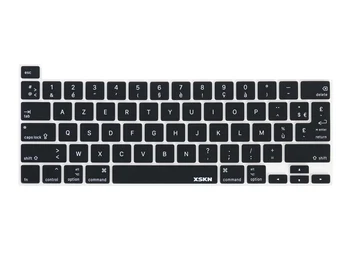 XSKN French/English Black Silicone Keyboard Cover Skin for 2019 New MacBook Pro 16 inch Touch Bar A2141 US and EU Version 
XSKN French/English Black Silicone Keyboard Cover Skin for 2019 New MacBook Pro 16 inch Touch Bar A2141 US and EU Version