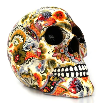 Colorful Painting Skull Ornaments Resin Halloween Horror Skeleton Statue Decor
Colorful Painting Skull Ornaments Resin Halloween Horror Skeleton Statue Decor
