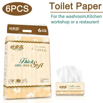 Toilet Tissue Baby Adult Wettable Toilet Paper Roll Table Kitchen Paper 6 Packs Bamboo Home Bath Toilet Roll Soft Toilet Paper 
Toilet Tissue Baby Adult Wettable Toilet Paper Roll Table Kitchen Paper 6 Packs Bamboo Home Bath Toilet Roll Soft Toilet Paper