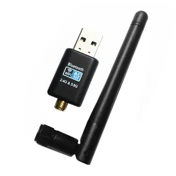 Bluetooth WiFi Adapter 600mbps 2.4G+5.8G Net-work Card for Desktop Laptop PC LX9A
Bluetooth WiFi Adapter 600mbps 2.4G+5.8G Net-work Card for Desktop Laptop PC LX9A