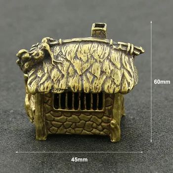 1*Brass Mini House Incense Burner Ornaments Small Statue Sculpture Figurine Miniature Home Store Office Decoration
1*Brass Mini House Incense Burner Ornaments Small Statue Sculpture Figurine Miniature Home Store Office Decoration