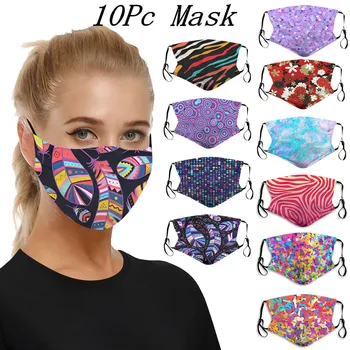 10PCS Earloop Adjustable Mouth Mask Fashion Printed Pattern Respirator Windproof Foggy Haze Masks Washable Reusable Face Mask
10PCS Earloop Adjustable Mouth Mask Fashion Printed Pattern Respirator Windproof Foggy Haze Masks Washable Reusable Face Mask
