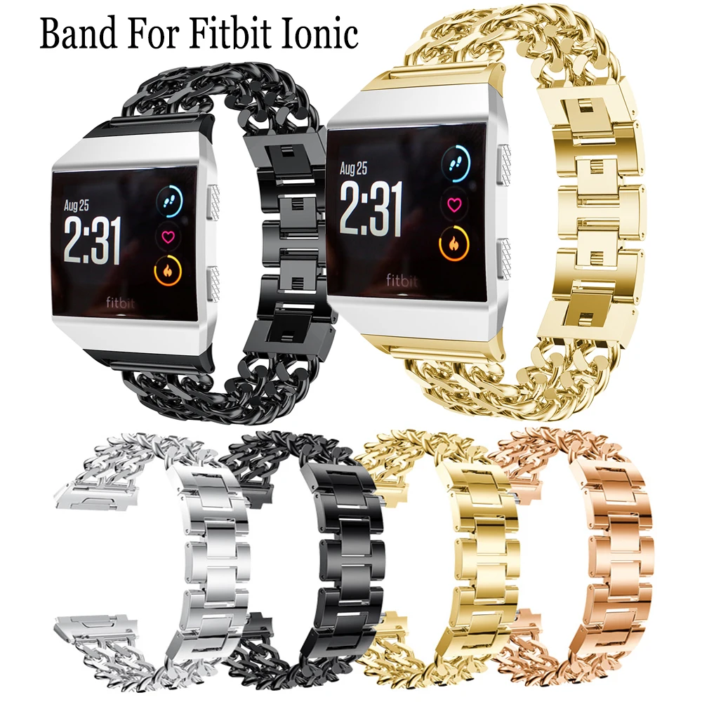 Luxury Stainless Steel Denim Chain Metal Wristband Watch Strap Compatible For Fitbit Ionic Smart Watch Replacement Band Bracelet
Luxury Stainless Steel Denim Chain Metal Wristband Watch Strap Compatible For Fitbit Ionic Smart Watch Replacement Band Bracelet