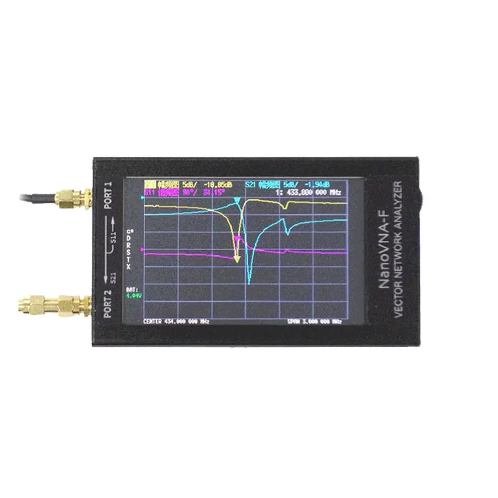 Vector Network Analyzer Shortwave Antenna Meter 50KHz-1000MHz PCB 4.3-inch Digital Display MF HF VHF UHF Tester Instruments
Vector Network Analyzer Shortwave Antenna Meter 50KHz-1000MHz PCB 4.3-inch Digital Display MF HF VHF UHF Tester Instruments