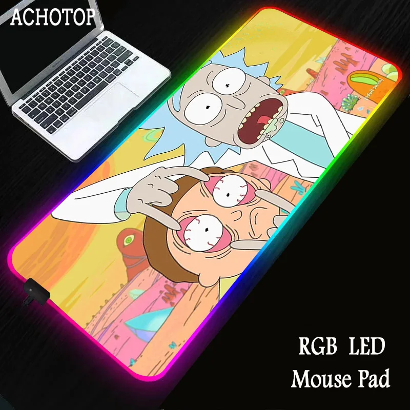 Rick Anime Gaming Large Mouse Pad Gamer Led Computer pad Big Mat with Backlight Carpet for Keyboard Desk
Rick Anime Gaming Large Mouse Pad Gamer Led Computer pad Big Mat with Backlight Carpet for Keyboard Desk