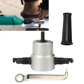 160A Practical Nibble Metal Cutter Double Head Sheet Drill Tool Attachment Open D08F
160A Practical Nibble Metal Cutter Double Head Sheet Drill Tool Attachment Open D08F
