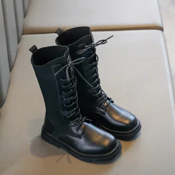 Boots Winter Warm Kids Girls Boots Children's Girl Princess Fashion Long Boot Knitting Elasticity Pure Color Black SXY031
Boots Winter Warm Kids Girls Boots Children's Girl Princess Fashion Long Boot Knitting Elasticity Pure Color Black SXY031