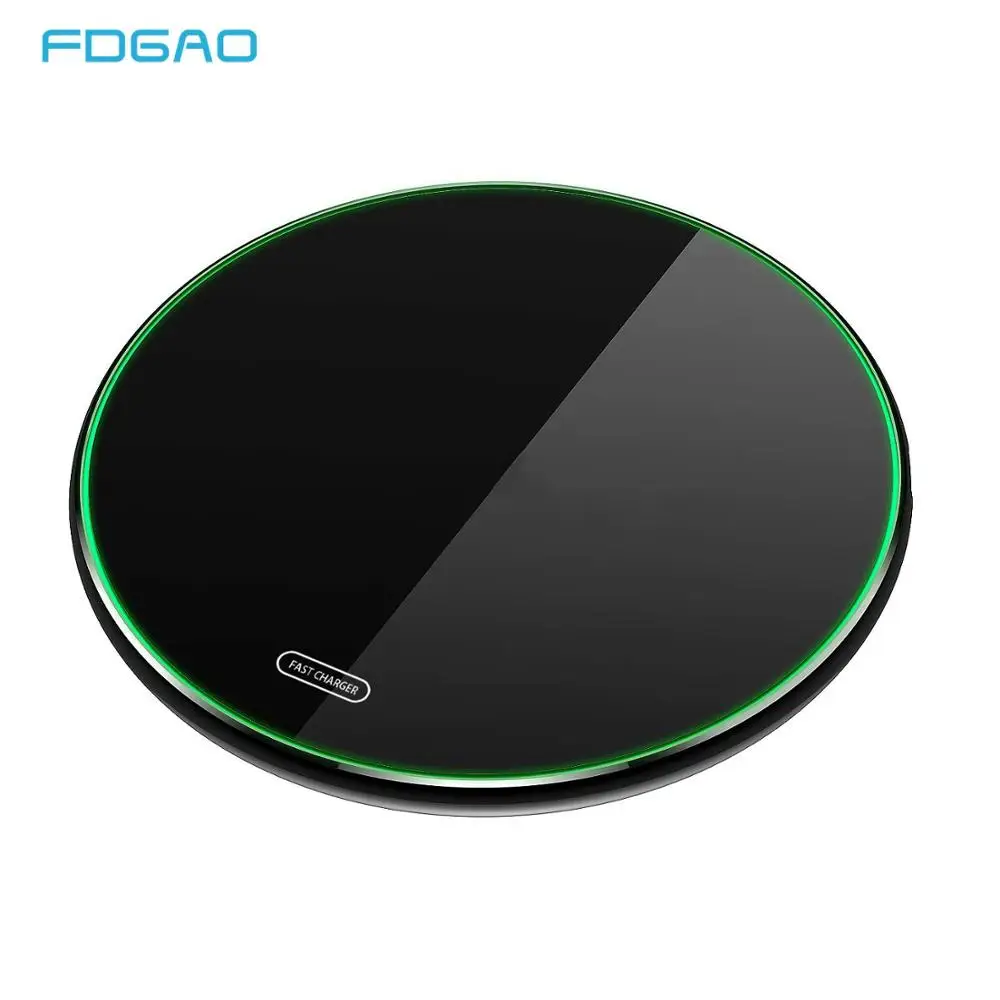 FDGAO 15W Fast Wireless Charger for iPhone XS XR X 8 Airpods 2 Samsung S10 S9 Note 10 9 8 USB C 10W Qi Charging Pad Dock Station
FDGAO 15W Fast Wireless Charger for iPhone XS XR X 8 Airpods 2 Samsung S10 S9 Note 10 9 8 USB C 10W Qi Charging Pad Dock Station