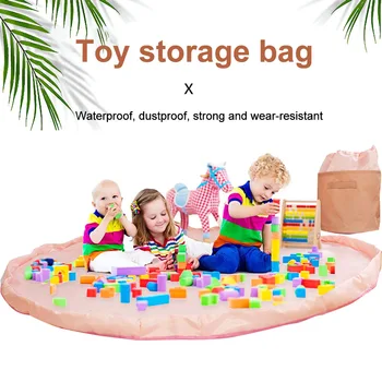 Portable Oxford Cloth Drawstring Design Toy Storage Bag Large Capacity Waterproof Multifunction Children Play Mat Home Travel
Portable Oxford Cloth Drawstring Design Toy Storage Bag Large Capacity Waterproof Multifunction Children Play Mat Home Travel