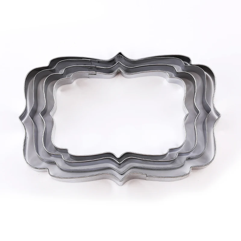 4Pcs/Set Stainless Steel Fondant Mold Cookie cutter 4Pcs/Set Stainless Steel Fondant Mold Cookie cutter