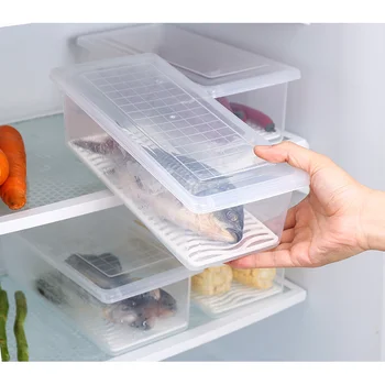 2 Pcs Food Storage Container Refrigerator Storage Box PP Fresh Keeping Kitchen Organization Containers 30*12*9cm H1170
2 Pcs Food Storage Container Refrigerator Storage Box PP Fresh Keeping Kitchen Organization Containers 30*12*9cm H1170