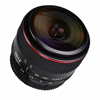 

MEIKE MK-6.5mm F2.0 Fisheye Manual Lens for Canon EF-M EOS M M2 M10 M3 M5 M6 M50 M100 Camera with APS-C