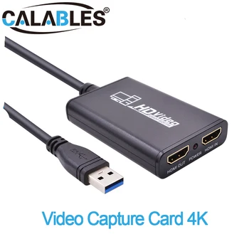 Video Capture Card 4K@30Hz HDMI to USB3.0 Video Capture Card Dongle Game Streaming Live Stream with MIC for PS3/PS4 XBOX
Video Capture Card 4K@30Hz HDMI to USB3.0 Video Capture Card Dongle Game Streaming Live Stream with MIC for PS3/PS4 XBOX