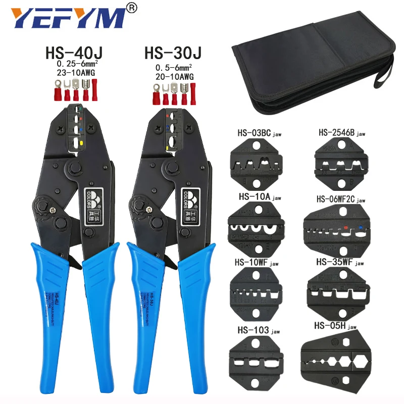 HS-30J HS-40J Crimping Pliers Clamp Tools Cap/coaxial Cable Terminals Kit Multi Functional Brand Carbon Steel Multifunctional
HS-30J HS-40J Crimping Pliers Clamp Tools Cap/coaxial Cable Terminals Kit Multi Functional Brand Carbon Steel Multifunctional