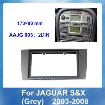 Car Radio Fascia for JAGUAR S-type X-type 2003-2008 DVD frame Dash Mount Kit Adapter Trim Facial Panel Frame Dashboard 2 Din
Car Radio Fascia for JAGUAR S-type X-type 2003-2008 DVD frame Dash Mount Kit Adapter Trim Facial Panel Frame Dashboard 2 Din
