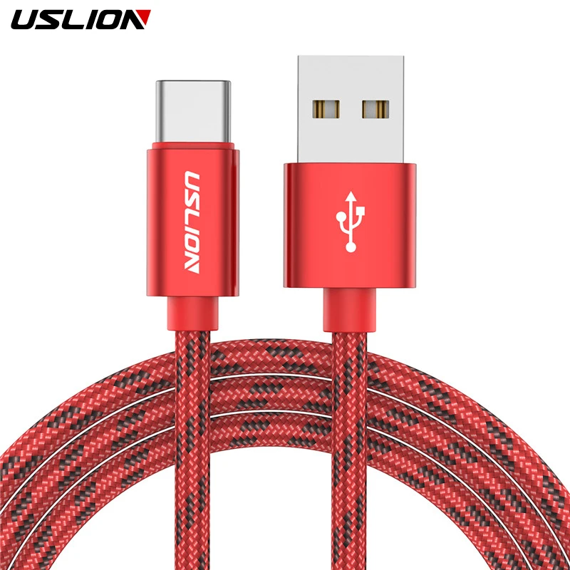 USLION USB Type C Cable Type- C Fast Charging data Cord Charger usb-c For Samsung S8 S9 Note 8 Xiaomi Redmi K20 Pro Note 7 1m 2m
USLION USB Type C Cable Type- C Fast Charging data Cord Charger usb-c For Samsung S8 S9 Note 8 Xiaomi Redmi K20 Pro Note 7 1m 2m