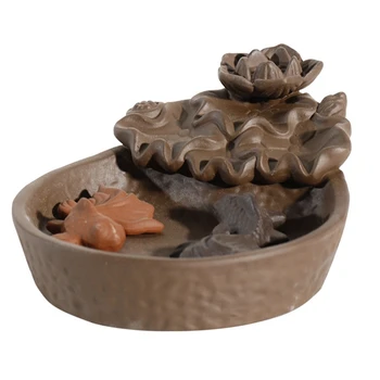 Koi Fish Good Luck Incense Smoke Backflow Incense Burner Ceramic Censer Cone Holder Home Room Teahouse Decoration
Koi Fish Good Luck Incense Smoke Backflow Incense Burner Ceramic Censer Cone Holder Home Room Teahouse Decoration