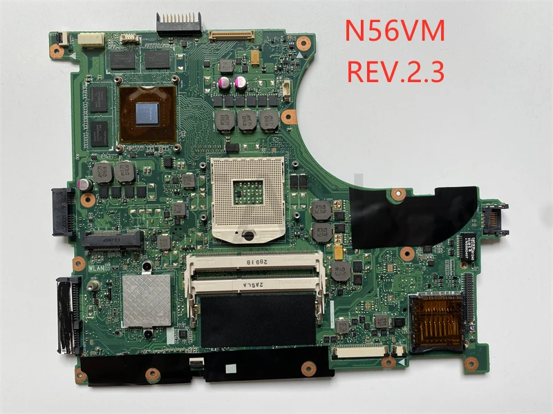 Материнская плата N56VM для ноутбука ASUS REV.2.3 полностью протестирована и работает