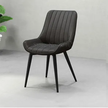 Nordic casual designer office chair light luxury wrought iron simple modern soft sofa dining back chair
Nordic casual designer office chair light luxury wrought iron simple modern soft sofa dining back chair