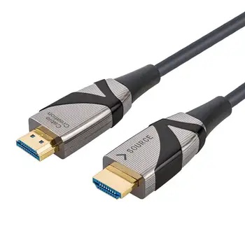 Fiber HDMI Cable, CableCreation 4K@60HZ HDR HDMI 2.0 Fiber Optical Long Cable, Ultra Slim and High Speed w/Ethernet 18Gbps
Fiber HDMI Cable, CableCreation 4K@60HZ HDR HDMI 2.0 Fiber Optical Long Cable, Ultra Slim and High Speed w/Ethernet 18Gbps