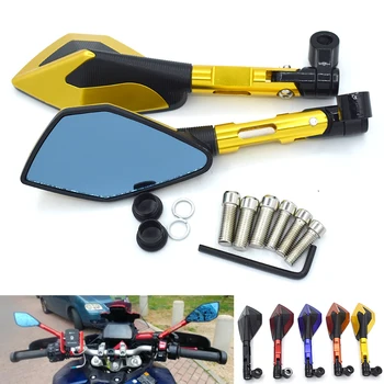 Universal motorcycle CNC Aluminum Blue Glass Rearview Mirror FOR Suzuki GSF250 GSF400 GSF600 GSF650 GSF1200 GSF1250 
Universal motorcycle CNC Aluminum Blue Glass Rearview Mirror FOR Suzuki GSF250 GSF400 GSF600 GSF650 GSF1200 GSF1250