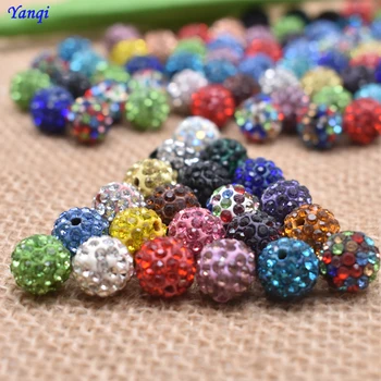Yanqi 20pcs 10mm Mixed Colors Rhinestone Crystal Beads Fit European Disco Shamballa Beads Necklace Diy Spacer Beads Bracelet
Yanqi 20pcs 10mm Mixed Colors Rhinestone Crystal Beads Fit European Disco Shamballa Beads Necklace Diy Spacer Beads Bracelet