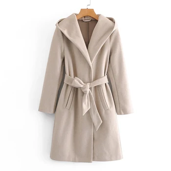 Women's jacket coat fashion slim belt chic woolen coat jacket 2020 new elegant hooded women's coat woolen jackets
Women's jacket coat fashion slim belt chic woolen coat jacket 2020 new elegant hooded women's coat woolen jackets
