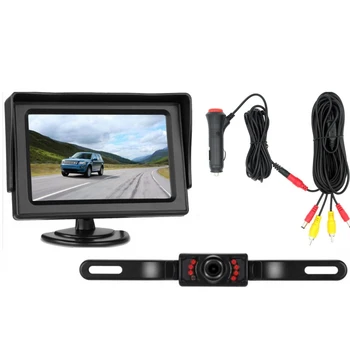 4.3 inch Car Vehicle Rearview Mirror Monitor CMOS License Plate Backup Parking Reverse Camera with Night Vision 12V
4.3 inch Car Vehicle Rearview Mirror Monitor CMOS License Plate Backup Parking Reverse Camera with Night Vision 12V