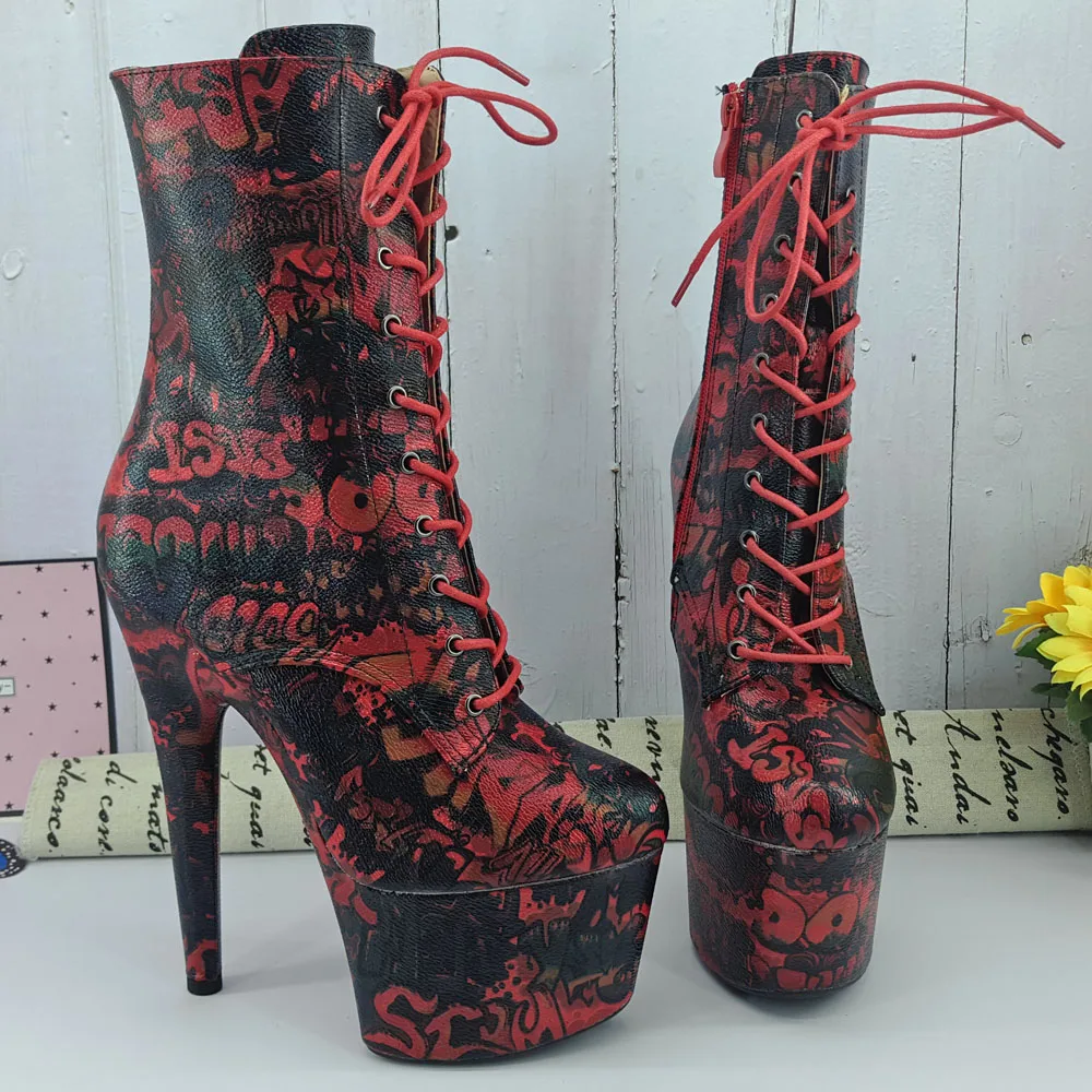 Leecabe Beautiful PU Upper 17CM/7inches Pole dancing shoes High Heel platform Boots closed toe Pole Dance boots
Leecabe Beautiful PU Upper 17CM/7inches Pole dancing shoes High Heel platform Boots closed toe Pole Dance boots