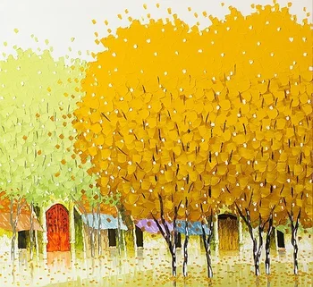 Hand Painted Fall Texture Yellow Tree Mature Wheat Field Abstract Picture Decor Home Living Room Hotel Colorful
Hand Painted Fall Texture Yellow Tree Mature Wheat Field Abstract Picture Decor Home Living Room Hotel Colorful