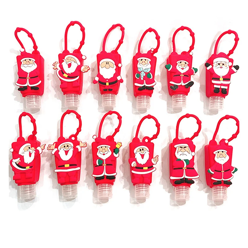 30ML Portable Silicone Mini Cute Funny Christmas Series Hand Sanitizer Pocketable Holder With Empty Bottle Random Color 2021 New
30ML Portable Silicone Mini Cute Funny Christmas Series Hand Sanitizer Pocketable Holder With Empty Bottle Random Color 2021 New