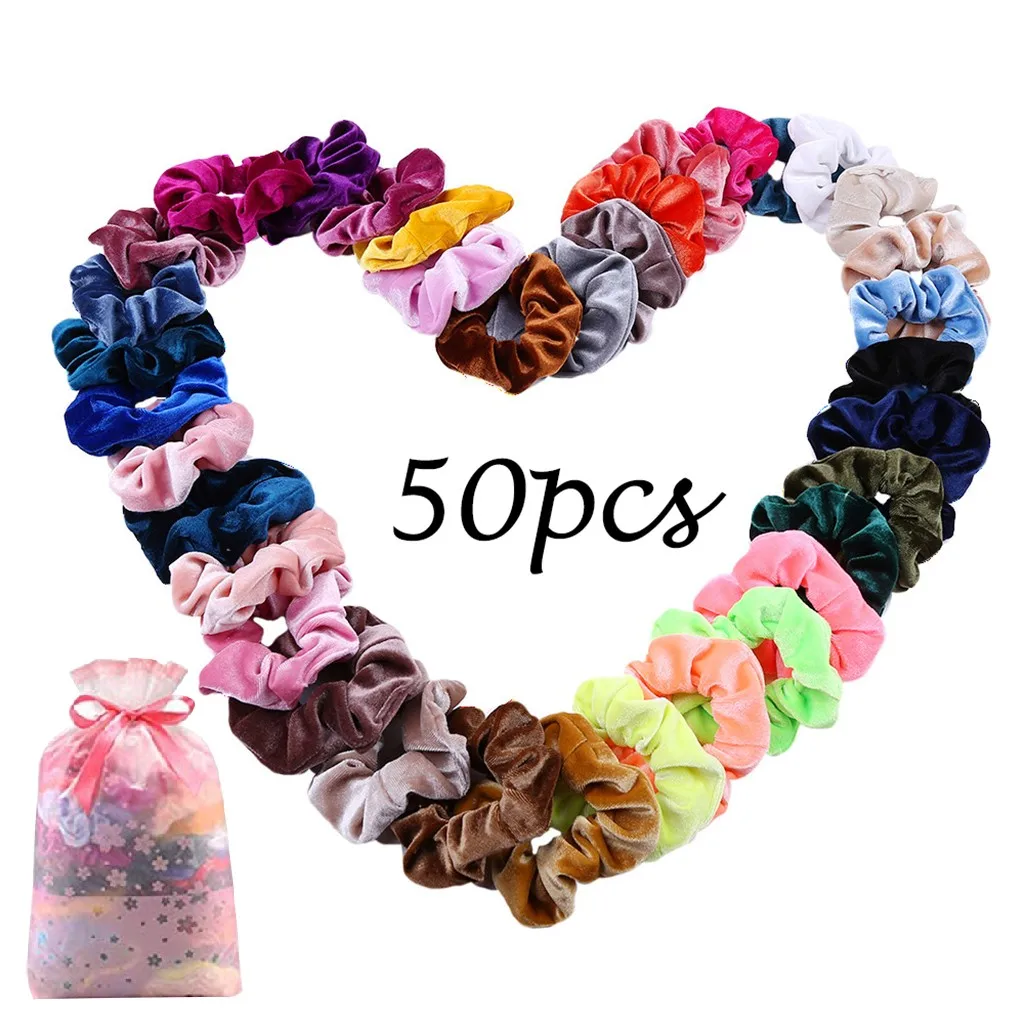Velvet Satin Scrunchie 50 Pcs Women Elastic Hair Bands Ponytail Holder Hair Ring Ties Dropshipping Accessories Ponytail Holder
Velvet Satin Scrunchie 50 Pcs Women Elastic Hair Bands Ponytail Holder Hair Ring Ties Dropshipping Accessories Ponytail Holder