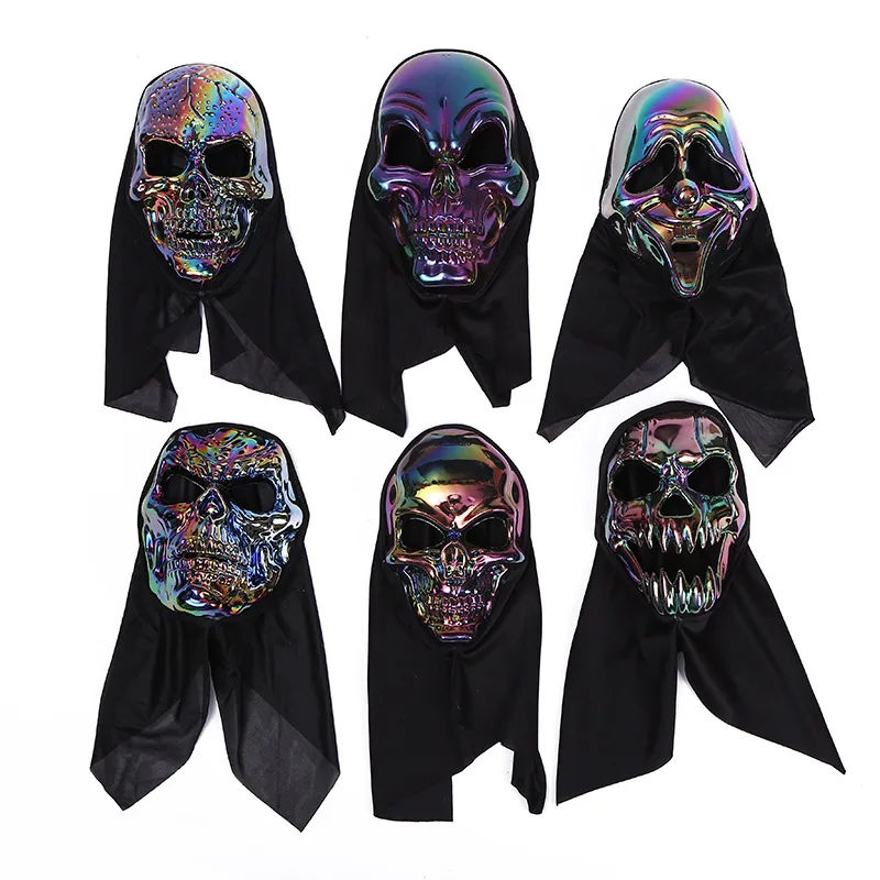 10pcs Skull Mask Horror Decoration Terrible Holiday Party Accessories Adult Children Man Role-playing Props Easter
10pcs Skull Mask Horror Decoration Terrible Holiday Party Accessories Adult Children Man Role-playing Props Easter