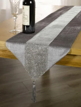 1pc Modern Table Runner Tablecloth Flannel Diamond Table Marriage Runners Table Mat For Party Wedding Christmas Decoration Home 
1pc Modern Table Runner Tablecloth Flannel Diamond Table Marriage Runners Table Mat For Party Wedding Christmas Decoration Home