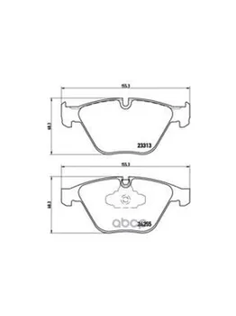 Brake disc pads front. BMW 3 (E90) 02/04-02/12/BMW 3 Convertible (E93) 05/06-12/13/b Brembo art. p06055
Brake disc pads front. BMW 3 (E90) 02/04-02/12/BMW 3 Convertible (E93) 05/06-12/13/b Brembo art. p06055