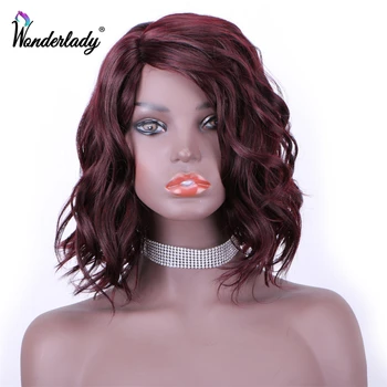 WonderLady Short Synthetic Wig Natural Wave Side Part Bob Wig 99J Heat Resistant Cosplay Party False Hair Full Wigs For Women
WonderLady Short Synthetic Wig Natural Wave Side Part Bob Wig 99J Heat Resistant Cosplay Party False Hair Full Wigs For Women