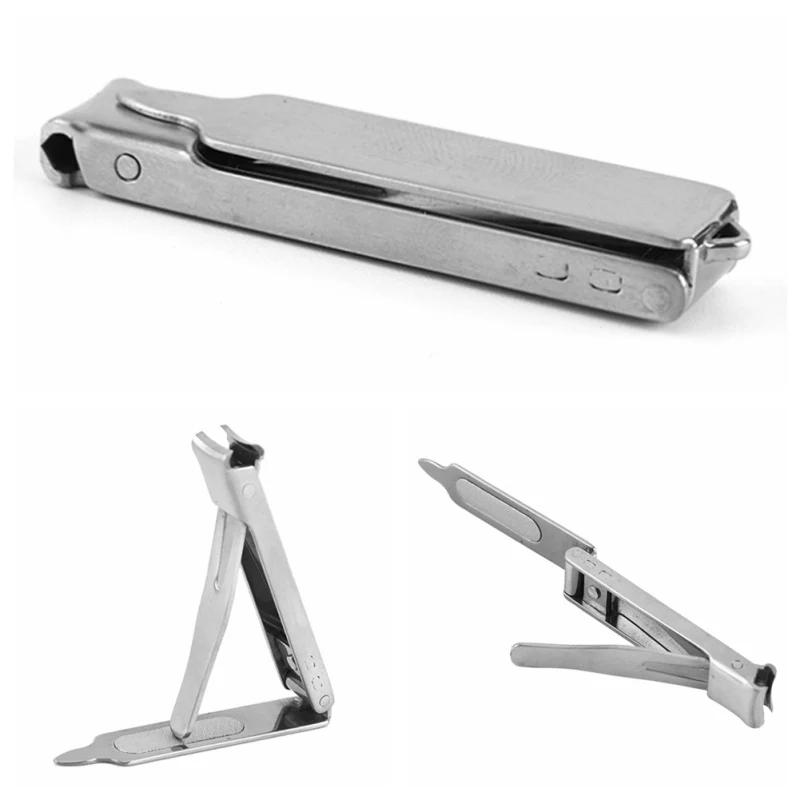 Outdoor Stainless Steel Tools Ultra-thin Foldable Nail Clippers Cutter Outdoor Trimmer Manicure Scissors With Free Nail File
Outdoor Stainless Steel Tools Ultra-thin Foldable Nail Clippers Cutter Outdoor Trimmer Manicure Scissors With Free Nail File