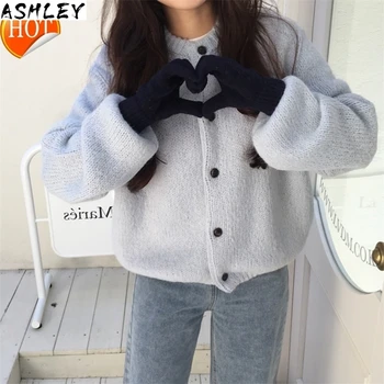 Oversize Women's New Sweaters Autumn Winter Vintage buttons o Neck Cardigans Single Breasted Puff Sleeve Loose Cardigan sweater
Oversize Women's New Sweaters Autumn Winter Vintage buttons o Neck Cardigans Single Breasted Puff Sleeve Loose Cardigan sweater