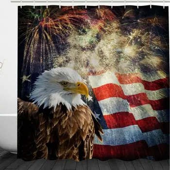 Beautiful Fireworks And Peace Dove Shower Curtain Polyester 
Beautiful Fireworks And Peace Dove Shower Curtain Polyester