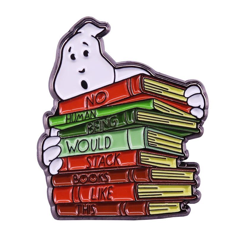 Штифты Ghostbusters забавный декор для книжных червей | Украшения и аксессуары